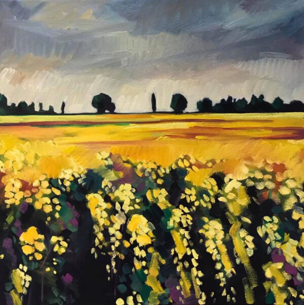 Landscape oil painting - Saturday 21st October 2023